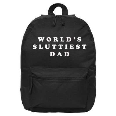World's Sluttiest Dad 16 in Basic Backpack
