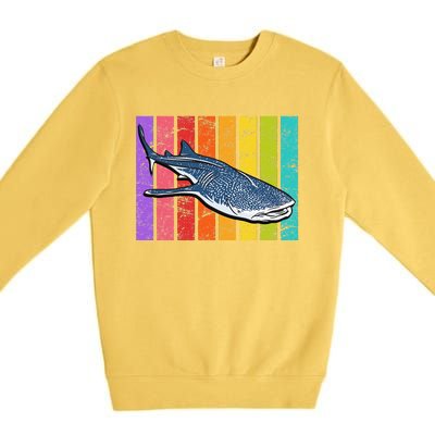 Whale Shark Diver Shark Premium Crewneck Sweatshirt