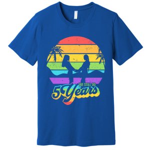 We Still Do 5 Years Gift Lesbian Wedding Anniversary Gift Premium T-Shirt