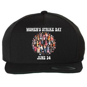 Women Strike Day June 24th Equality Feminist Wool Snapback Cap