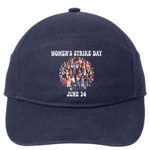 Women Strike Day June 24th Equality Feminist 7-Panel Snapback Hat