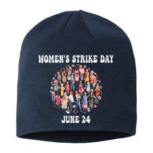 Women Strike Day June 24th Equality Feminist Sustainable Beanie