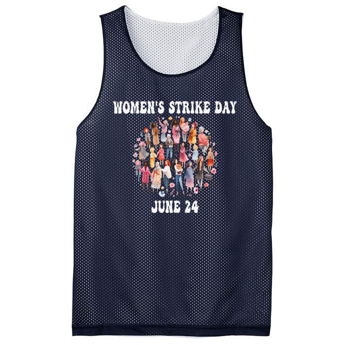 Women Strike Day June 24th Equality Feminist Mesh Reversible Basketball Jersey Tank