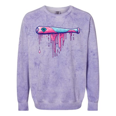 With Sprinkles Drip Colorblast Crewneck Sweatshirt