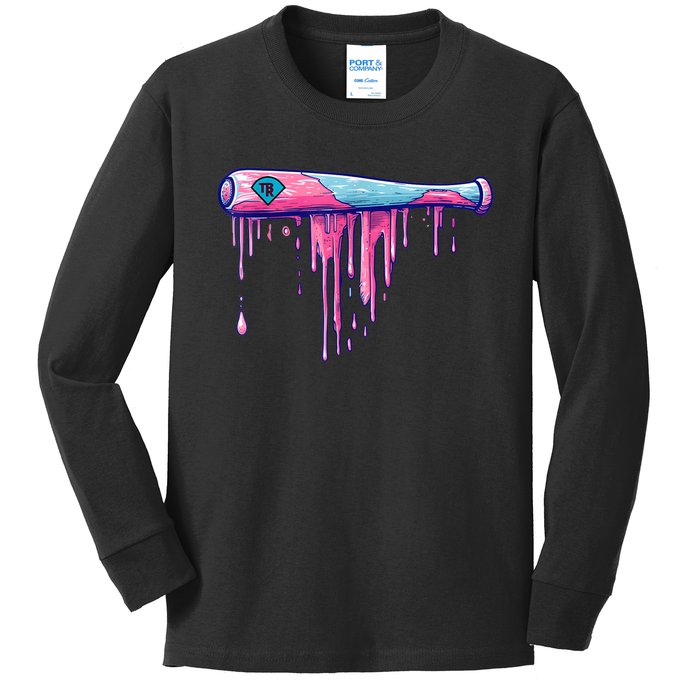 With Sprinkles Drip Kids Long Sleeve Shirt