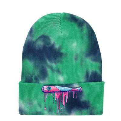 With Sprinkles Drip Tie Dye 12in Knit Beanie