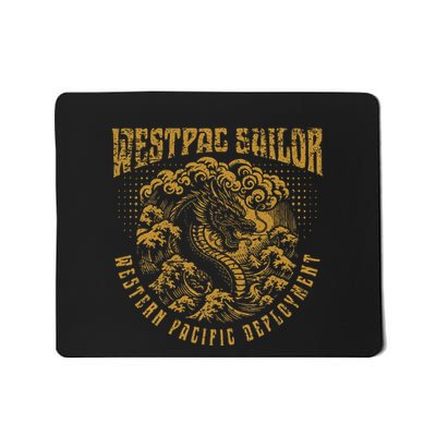 Westpac Sailor Dragon For Western Pacific Deployment Mousepad
