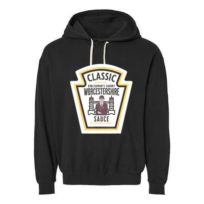 Worcestershire Sauce Diy Halloween Costume Condiment Garment-Dyed Fleece Hoodie