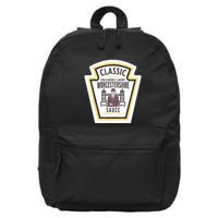 Worcestershire Sauce Diy Halloween Costume Condiment 16 in Basic Backpack