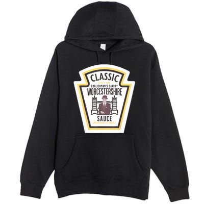 Worcestershire Sauce Diy Halloween Costume Condiment Premium Pullover Hoodie
