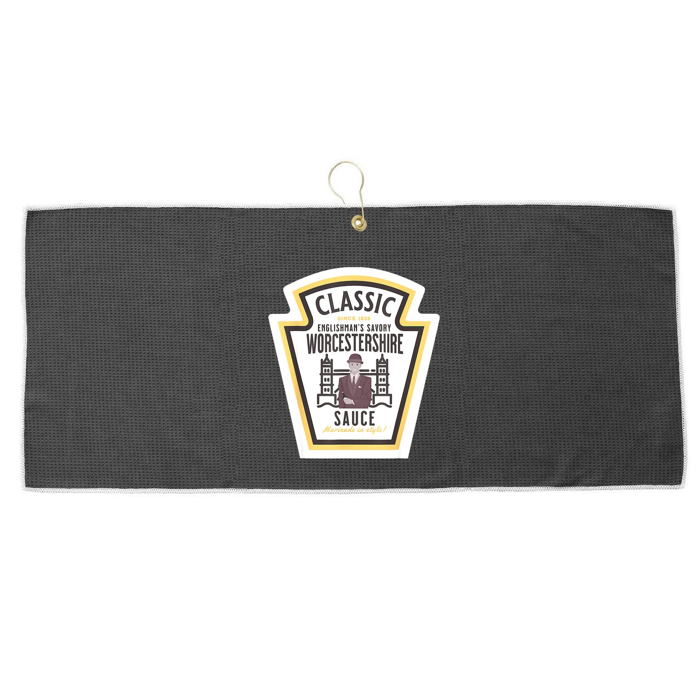 Worcestershire Sauce Diy Halloween Costume Condiment Large Microfiber Waffle Golf Towel
