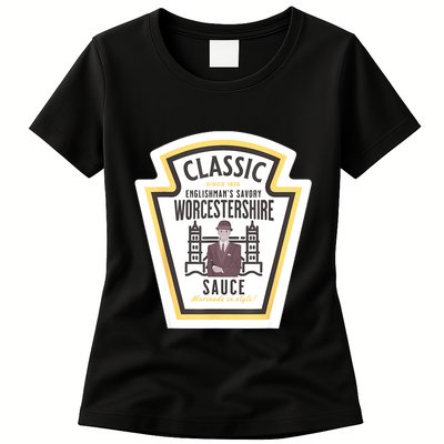 Worcestershire Sauce Diy Halloween Costume Condiment Womens T-Shirt