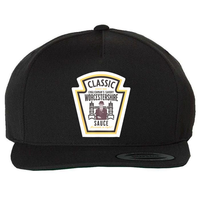 Worcestershire Sauce Diy Halloween Costume Condiment Wool Snapback Cap