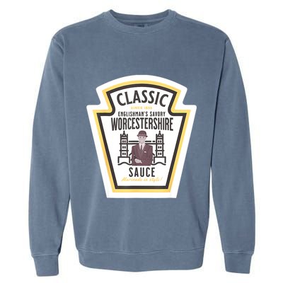 Worcestershire Sauce Diy Halloween Costume Condiment Garment-Dyed Sweatshirt