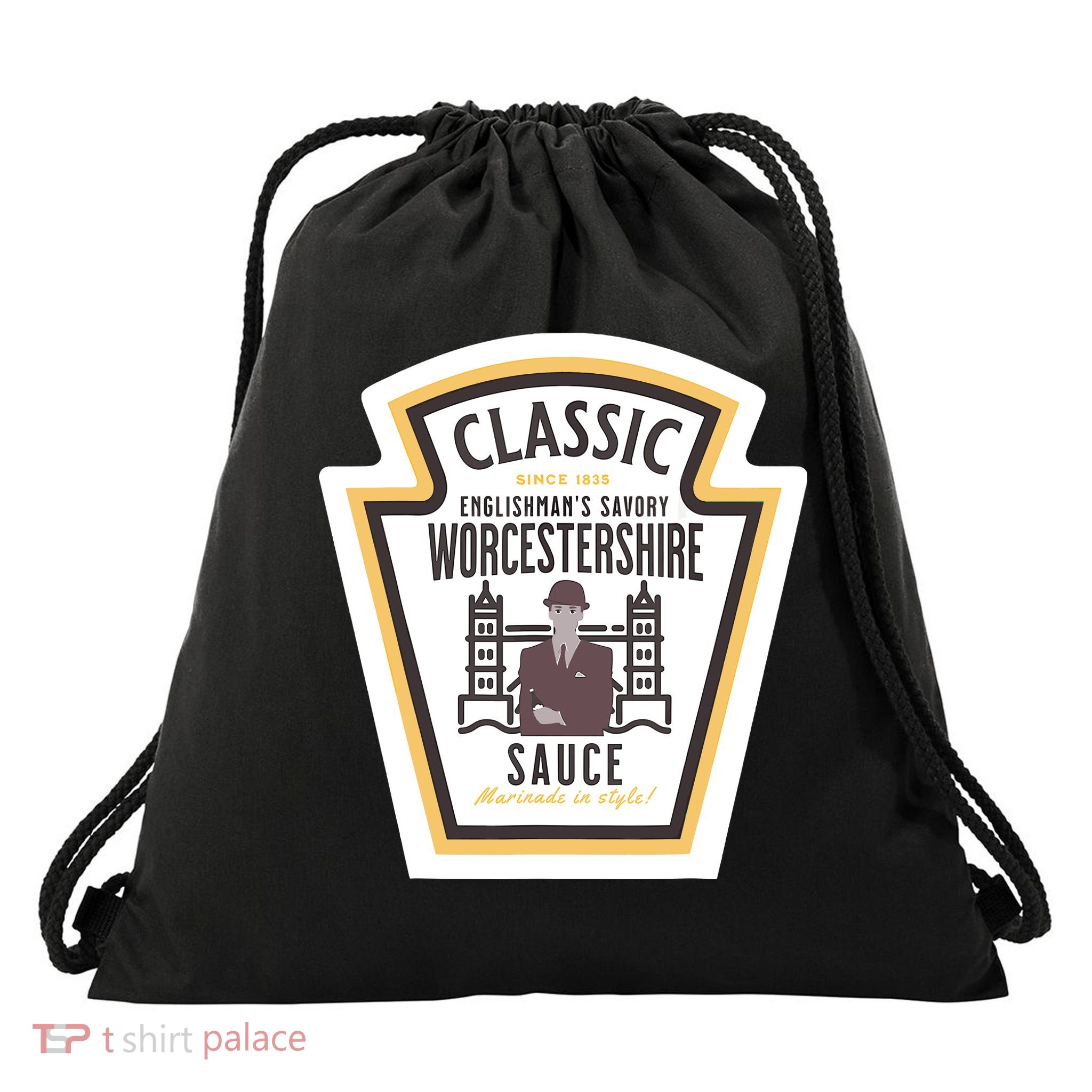 Worcestershire Sauce Diy Halloween Costume Condiment Drawstring Bag