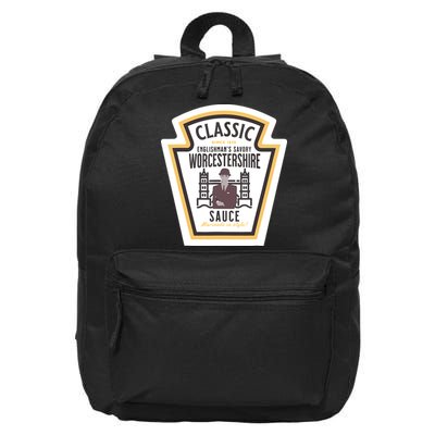 Worcestershire Sauce Diy Halloween Costume Condiment 16 in Basic Backpack