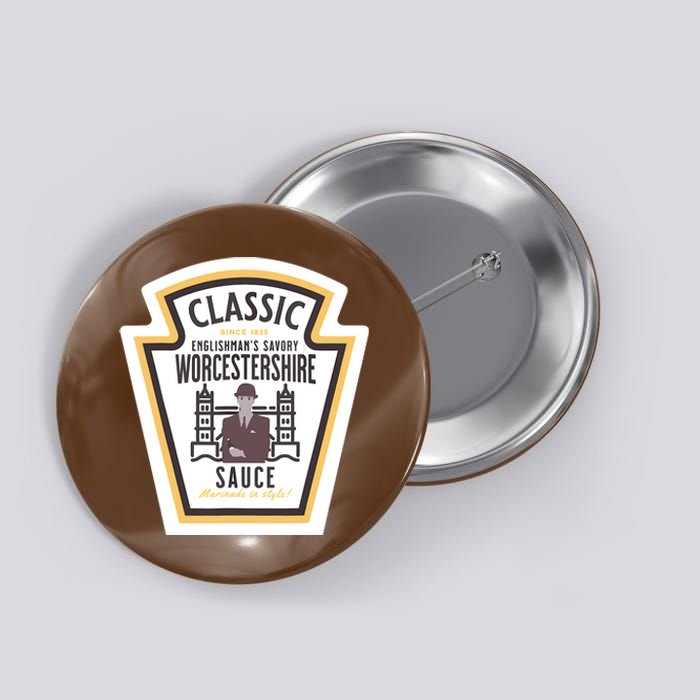 Worcestershire Sauce Diy Halloween Costume Condiment Button