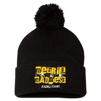 Wo San Diego Baseball Pom Pom 12in Knit Beanie