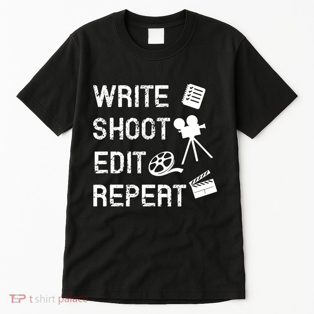 Write Shoot Edit Repeat Tall T-Shirt