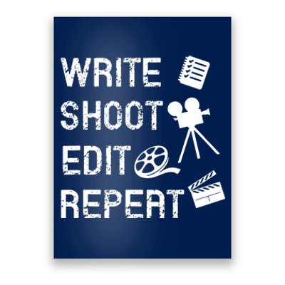 Write Shoot Edit Repeat Poster