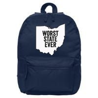 Worst State Ever, Ohio Sucks Gift 16 in Basic Backpack