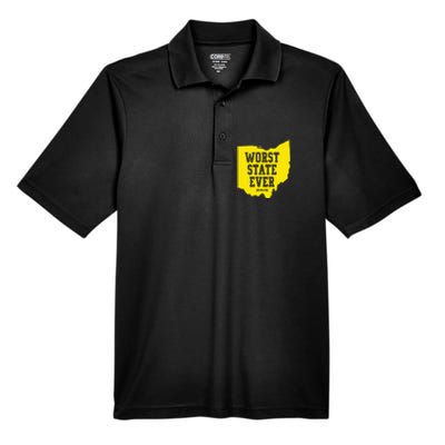 Worst State Ever Ohio Men's Origin Performance Pique Polo