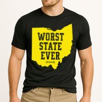 Worst State Ever Ohio Cooling Performance Crew T-Shirt