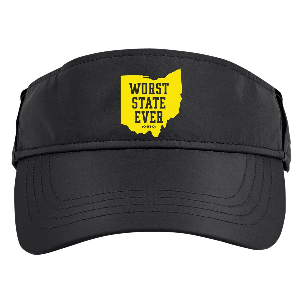 Worst State Ever Ohio Adult Drive Performance Visor