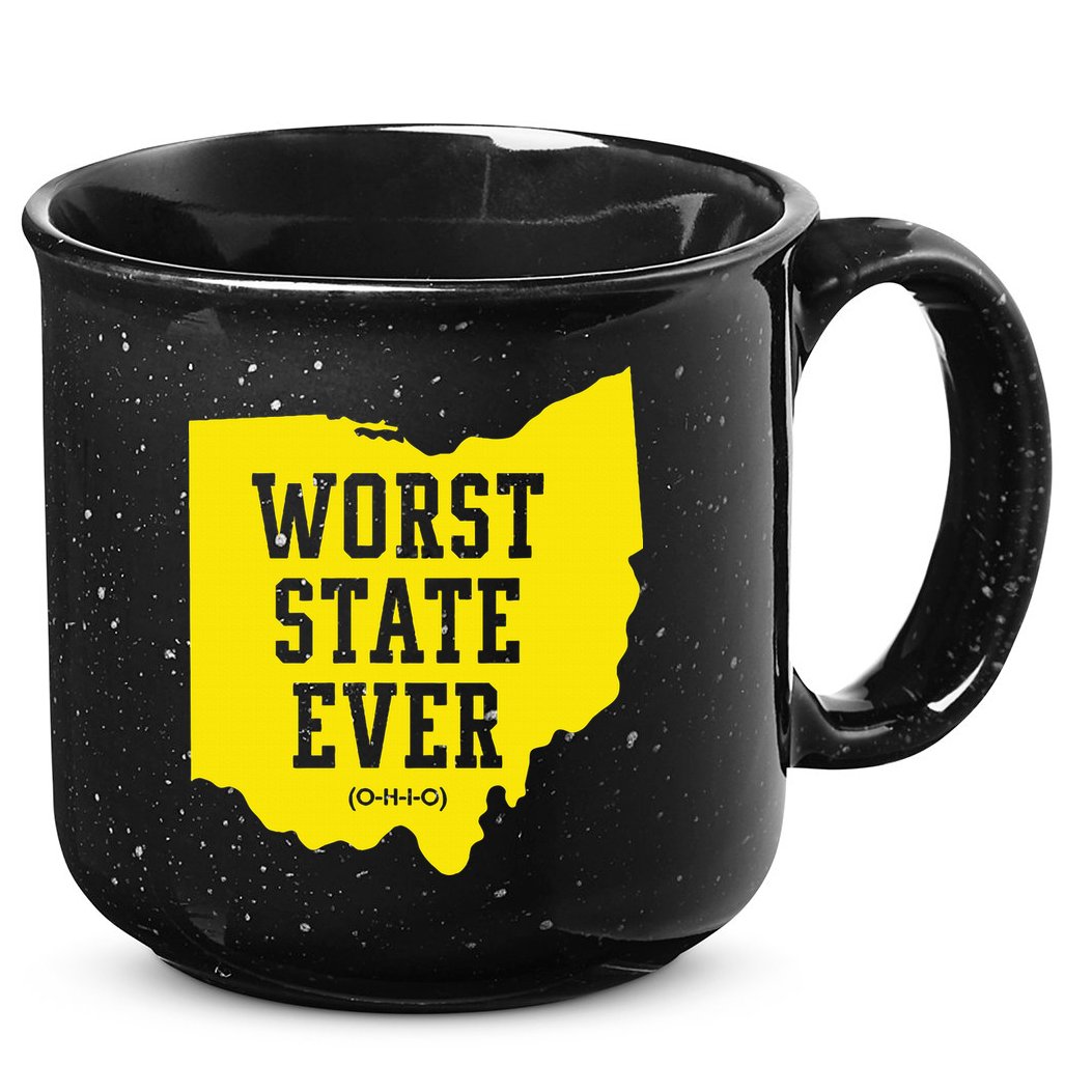 Worst State Ever Ohio 15oz Campfire Ceramic Mug