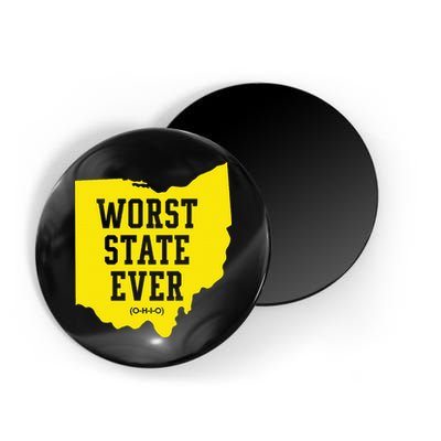 Worst State Ever Ohio Magnet