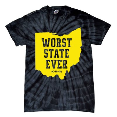 Worst State Ever Ohio Tie-Dye T-Shirt