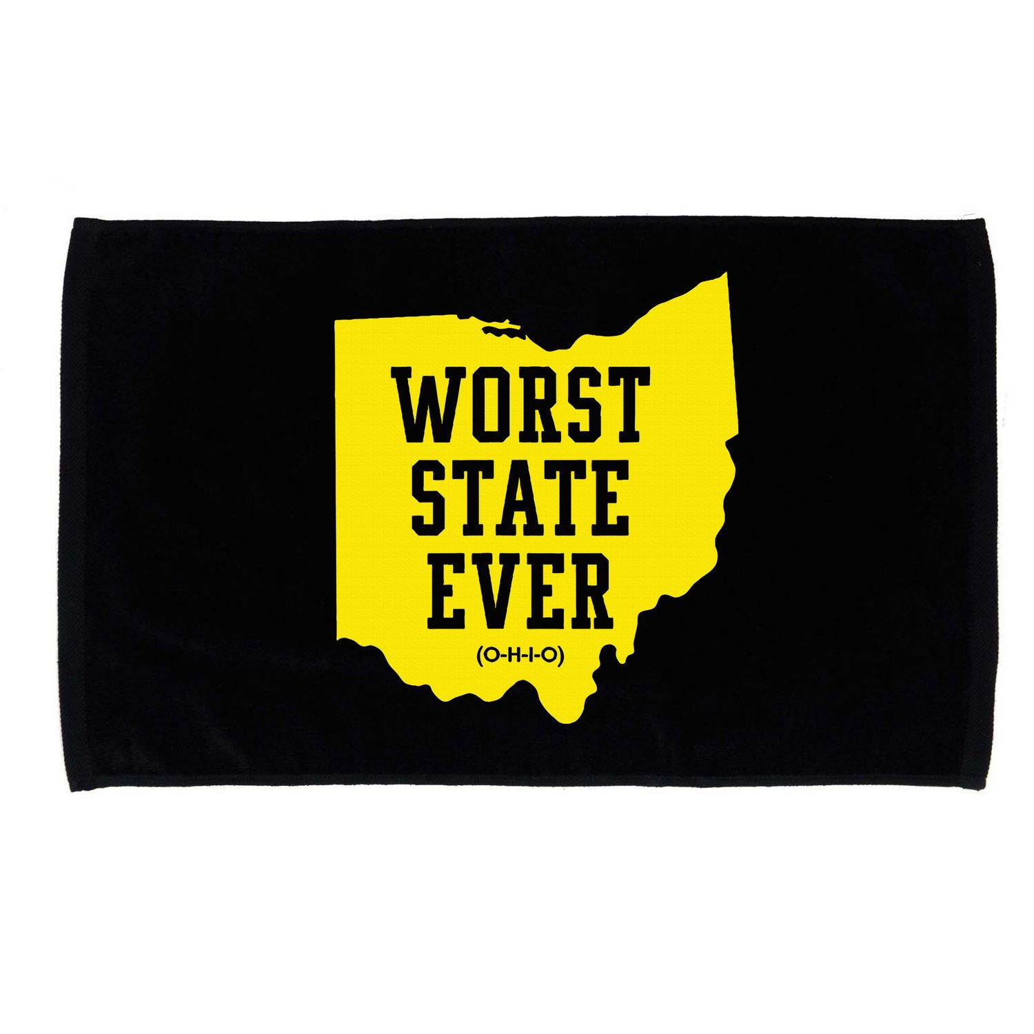 Worst State Ever Ohio Microfiber Hand Towel