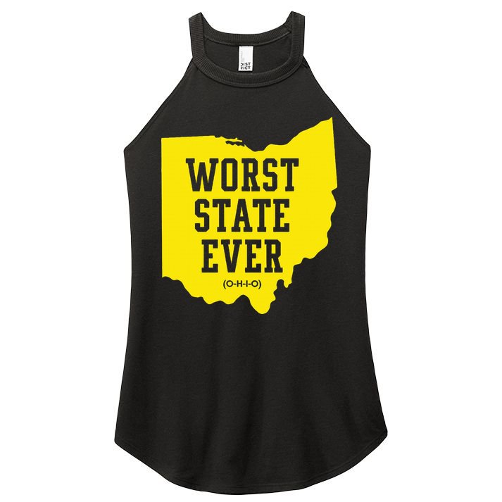Worst State Ever Ohio Women's Perfect Tri Rocker Tank