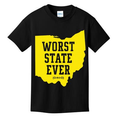 Worst State Ever Ohio Kids T-Shirt