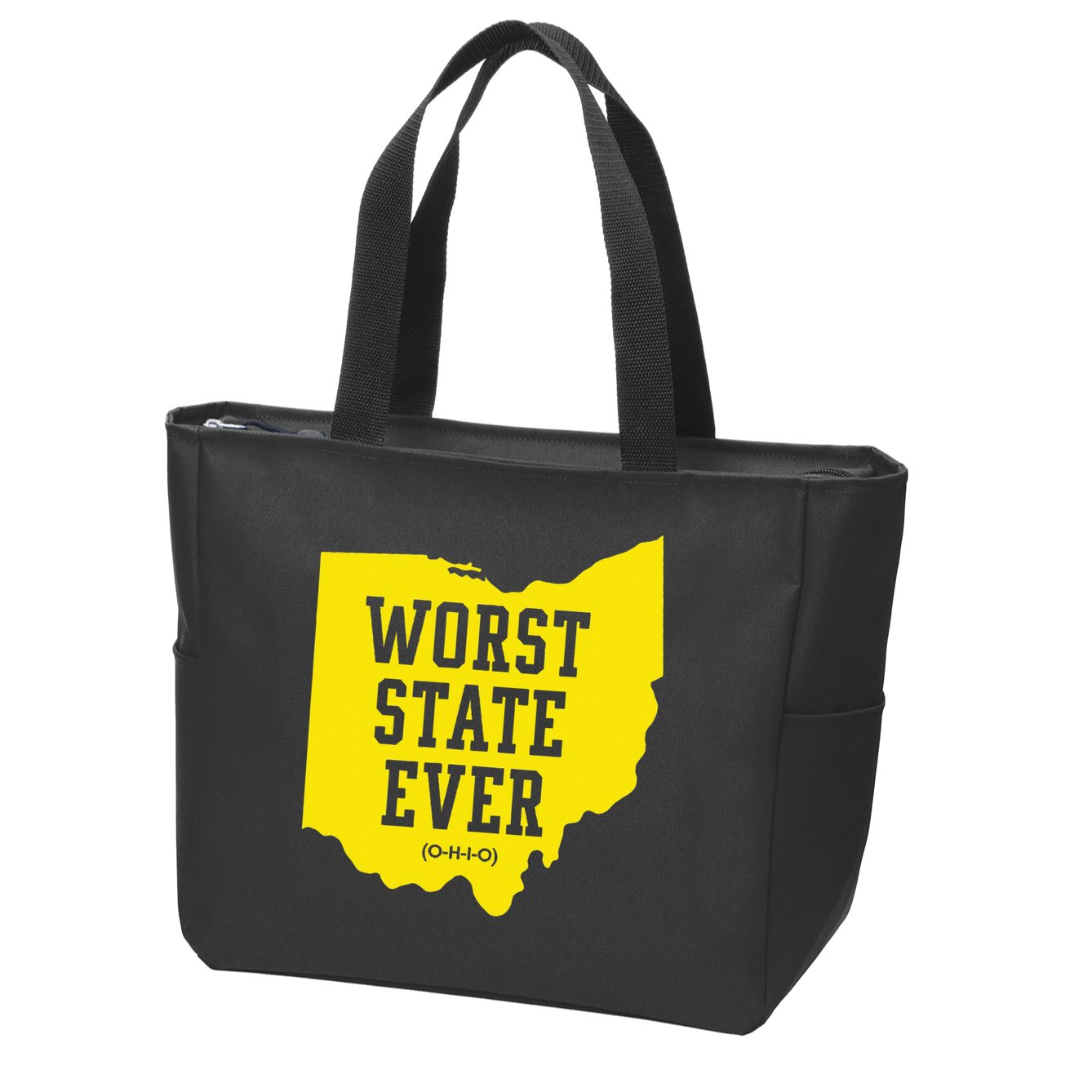 Worst State Ever Ohio Zip Tote Bag