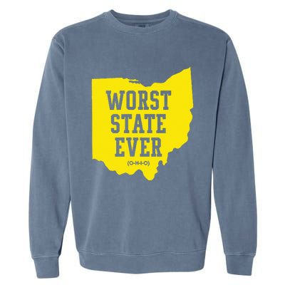 Worst State Ever Ohio Garment-Dyed Sweatshirt