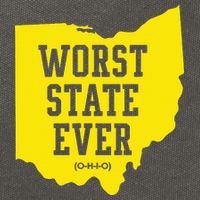 Worst State Ever Ohio Cotton Canvas Backpack