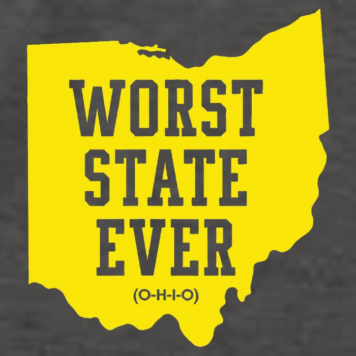 Worst State Ever Ohio Vector Backpack