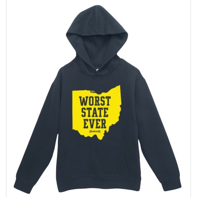 Worst State Ever Ohio Urban Pullover Hoodie