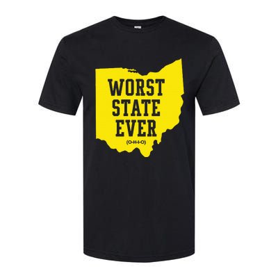 Worst State Ever Ohio Softstyle CVC T-Shirt