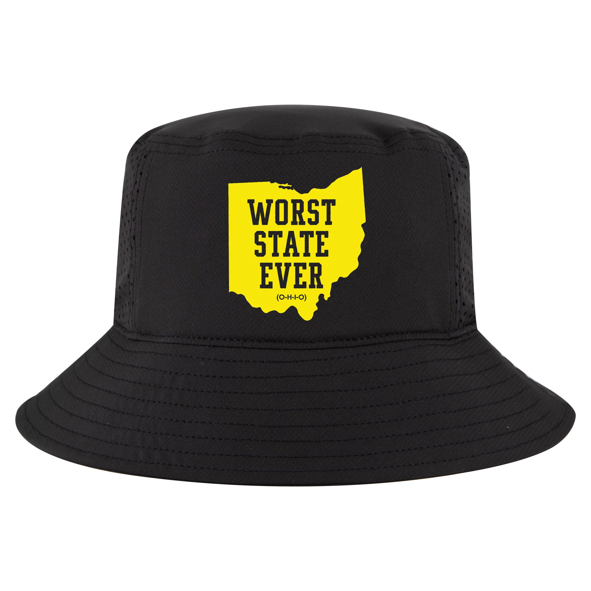 Worst State Ever Ohio Cool Comfort Performance Bucket Hat
