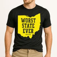Worst State Ever Ohio Cooling Performance Crew T-Shirt