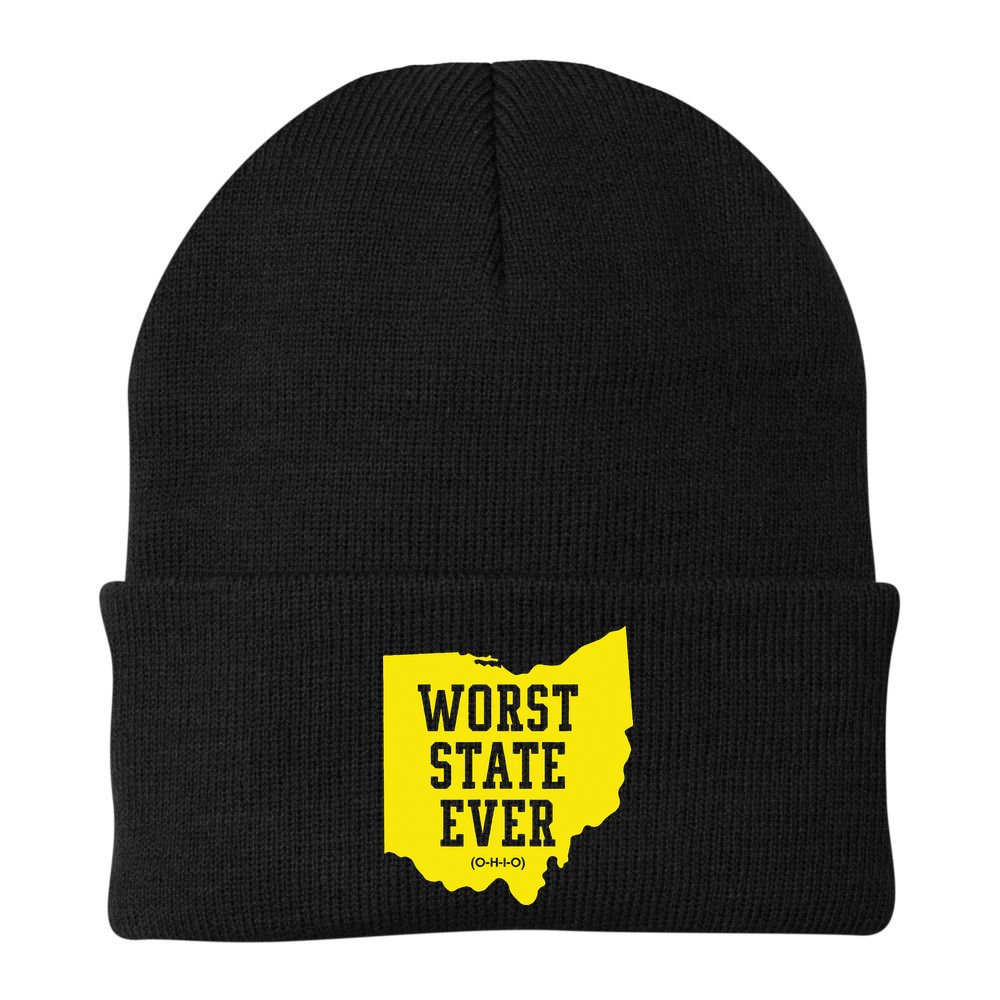 Worst State Ever Ohio Beanie