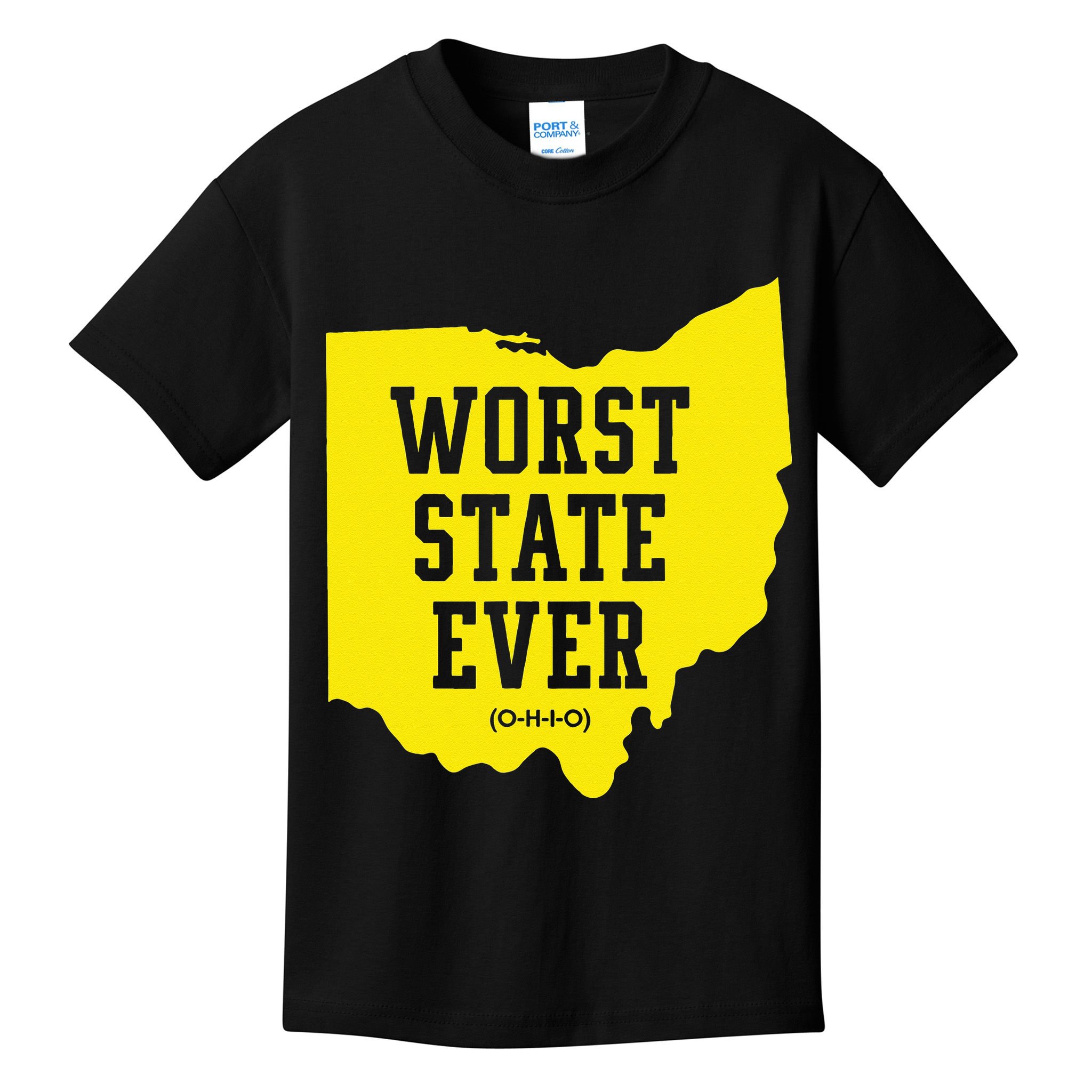 Worst State Ever Ohio Kids T-Shirt
