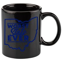 Worst State Ever Ohio Funny Gift 11oz C Handle Ceramic Mug