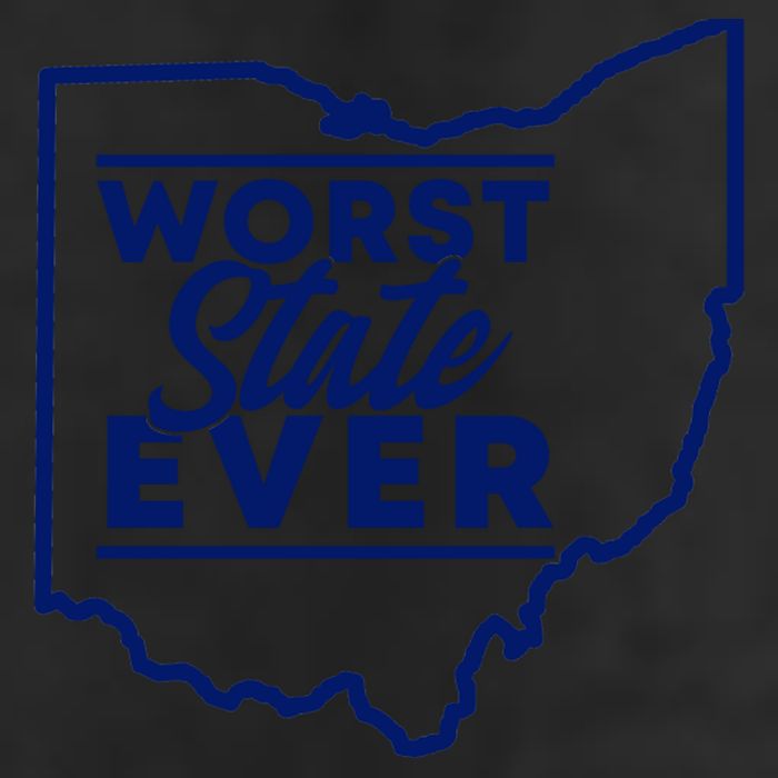 Worst State Ever Ohio Funny Gift 11oz C Handle Ceramic Mug