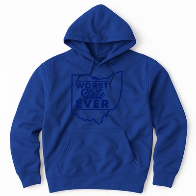 Worst State Ever Ohio Funny Gift Hoodie