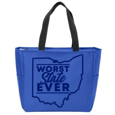 Worst State Ever Ohio Funny Gift Zip Tote Bag