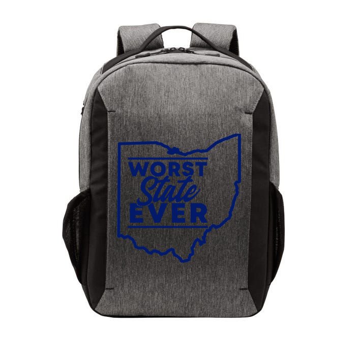 Worst State Ever Ohio Funny Gift Vector Backpack