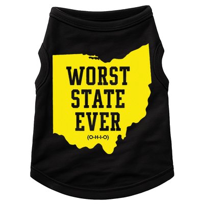 Worst State Ever Ohio Doggie Tank